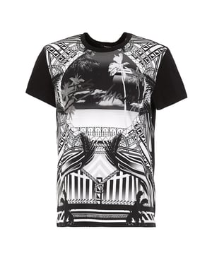 Balmain Resort Logo Black T-shirt