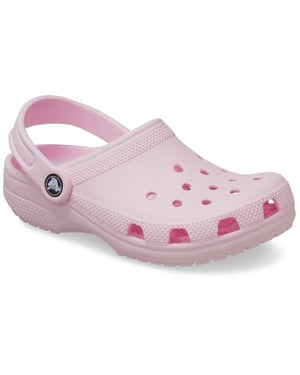 Crocs Toddler Classic Croslite Rubber Pink Milk Loafers