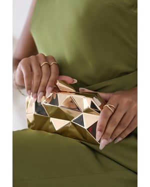 Wheres That From Womens 'Rica' Geometric Clutch Bag