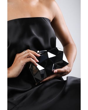 Wheres That From Womens 'Rica' Geometric Clutch Bag