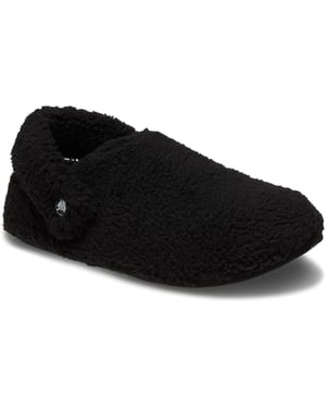 Crocs Classic Cozzzy Slipper Polyester Dames Zwarte Slippers
