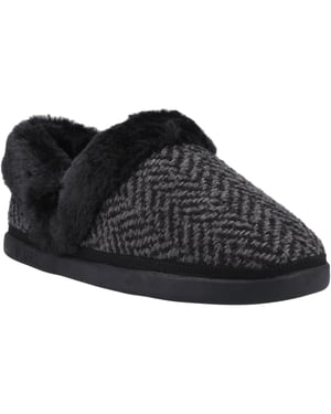 TOMS Oslo Polyester Dames Zwarte Slippers