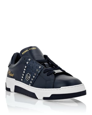 Low Top Sneakers Mix Strass Cocco