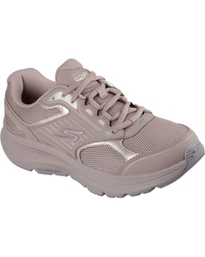 Skechers GO RUN Consistent 2.0 Advantage Leren Damessneakers In Lichtbruin/goud