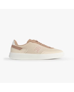 Tommy Hilfiger Th Monogram Träningsskor Dam Muslin/Claystone
