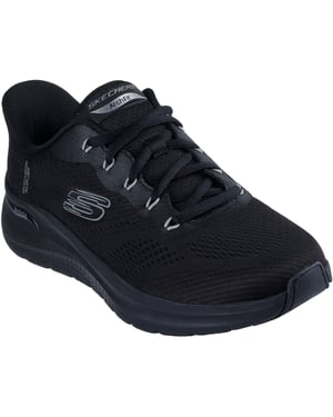 Skechers Arch Fit 2.0 Lestur Textiel Heren Zwarte Sneakers