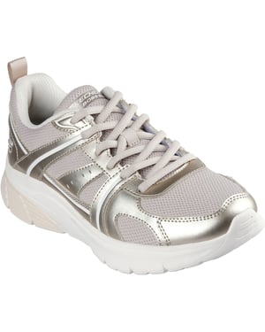 Skechers BOBS Vamos Dames Gouden Sneakers