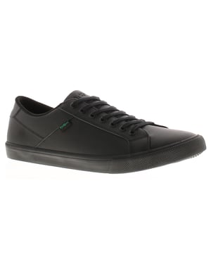 Kickers Mens Casual Shoes Kody Lo Leather Lace Up black
