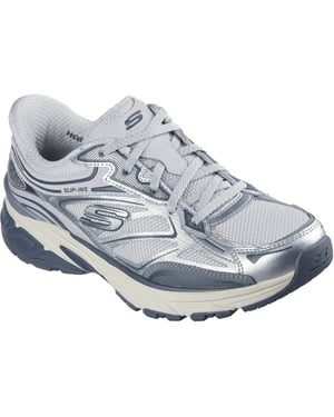 Skechers Stamina Sport Dam Silver Sneakers
