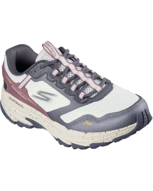 Skechers GO RUN Trail Altitude 2.0 Ravine Leren Damessneakers In Natuurlijke Kleur