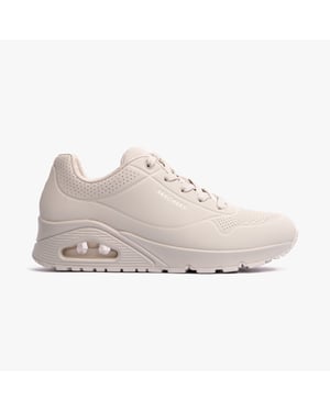 Skechers 73690/ofwt Uno - Stand On Air Womens Trainers Off White