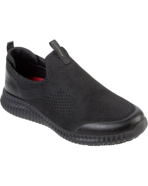Skechers Workwear Cessnock Textiel Heren Zwarte Sneakers