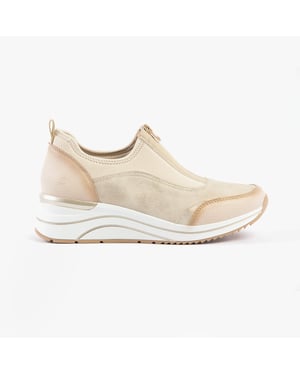 Remonte D0t08-61 Womens Trainers Beige Combination