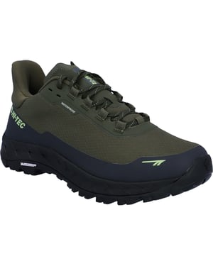 Hi-Tec ALTITUDE LITE WP Polyester Men's Olive Night/Charcoal Grey/Lime Hiking Boots
