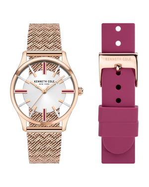 Kenneth Cole KCWLG2124002 Ladies Watch and Strap Gift Set