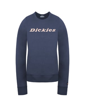 Dickies Wordmark Womens Dark Blue Sweater