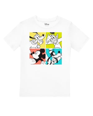Disney Jongens Mickey Mouse Box T-Shirt (Wit)