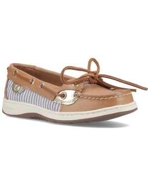 Sperry Angelfish Leren & Katoenen Damesschoenen Peanut Boots