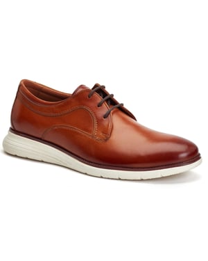 Base London Wing Läder Herrs Burnt Tan Derby Skor