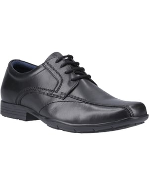 Pod Angus Leather Men's Black Lace-Up Shoes