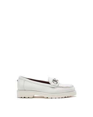 Emori White Loafers