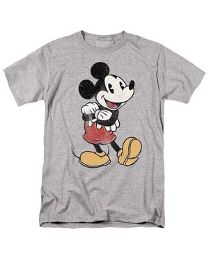 Disney Herr Mickey Mouse Klassisk Pose T-shirt (Sport Heather)