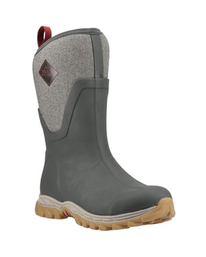 Muck Boots Arctic Sport II Mid Rubberen Dames Olijf/herringbone Winterlaarzen Tot Halverwege De Kuit