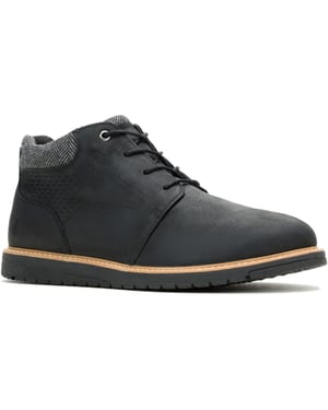Hush Puppies Jenson Skinn Herr Svarta Ankelstövlar