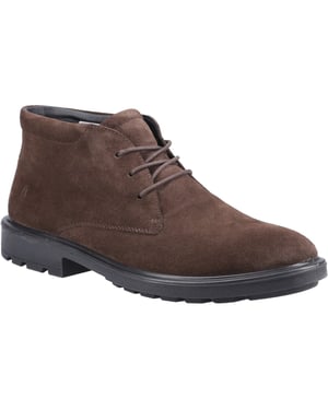 Hush Puppies Marsden Mocka Herrbruna Ankelskängor