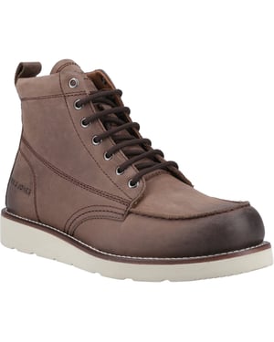 Jack & Jones Toronto Leren Heren Bruine Enkellaarzen Met Stenen