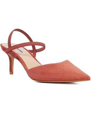 Dune Classical Leren Dames Schoenen In Koraal