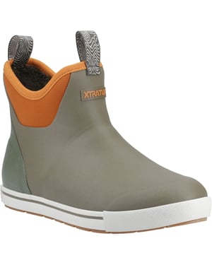 Xtratuf Enkellaars Camp Rubber Heren Olijfgroene Wellingtonboots