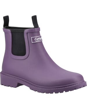 Cotswold Barton Tpr+neoprene Dams Lila Gummistövlar