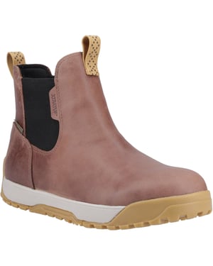 Xtratuf Enkel Deck Boot Leer Heren Bruine Wellington Boots