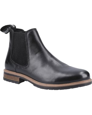 Hush Puppies Russell Leather Men's Black Boots