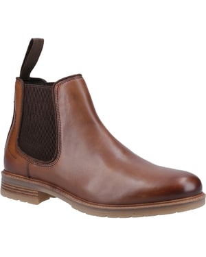 Hush Puppies Russell läder herrstövlar i tan