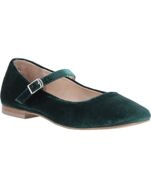 Hush Puppies Pasha Fluwelen Dames Jade Schoenen
