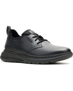 Hush Puppies Excel Läder Herr Svart/Svart Snörskor