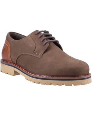 Hush Puppies Marcus Nubuck Men's Brown Lace-Up Shoes