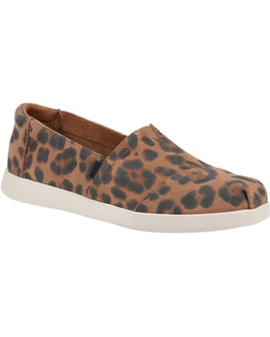 TOMS Alpargata Plus Leren Espadrilles Voor Dames In Bruine Suiker Kleur