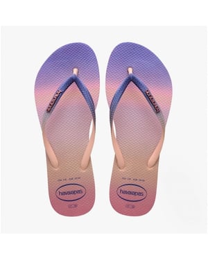 Havaianas Hav Slim Gradient Sunset Womens Flip Flops Ballet Rose