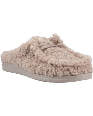 HEYDUDE Wally Polyester Men's Timber Wolf Mules