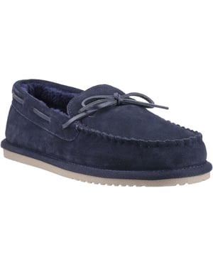 Hush Puppies Abraham Mocka Herrnavy Tofflor