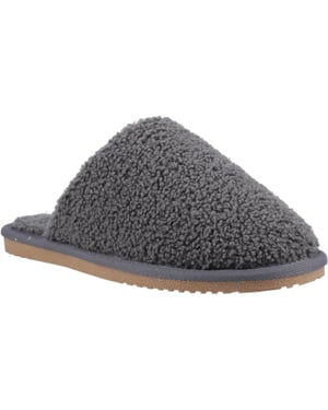 Hush Puppies Joanna Textile Women's Charcoal Slippers