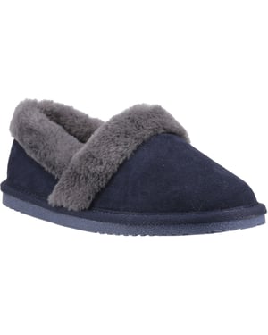 Hush Puppies Ariel Suede Women's Navy Slippers