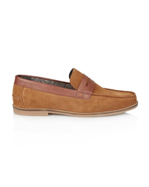 Silver Street London Ancona Mens Loafers Brown
