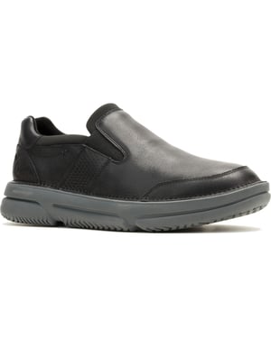 Hush Puppies Baylor Leather Men's Black Loafers