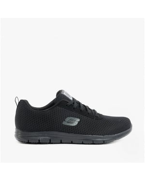 Skechers Work Skechers Work 77210ec Ghenter - Bronaugh Sr Womens Occupational Trainers Black
