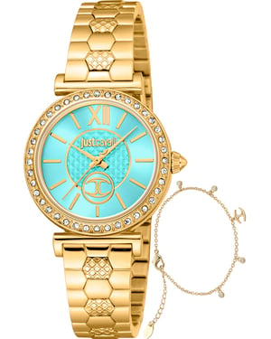 Just Cavalli JC1L273M0065 Ladies Varenna Watch and Bracelet Gift Set