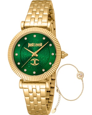 Just Cavalli JC1L266M0035 Ladies Watch and Bracelet Gift Set